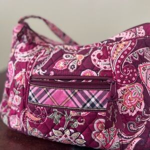 Vera Bradley “Picadilly Plum” Fall 2005 Hobo Shoulder Purse